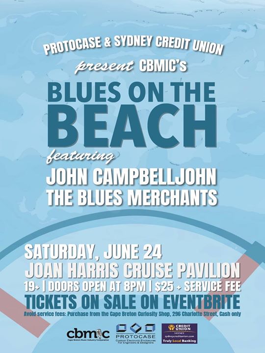 blues on the beach